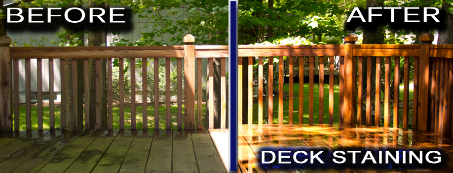 deck cleaning and power washing